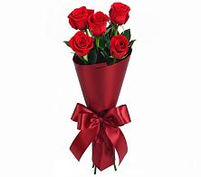 Букет 5 Красных роз Эдлесс Лав в Вад