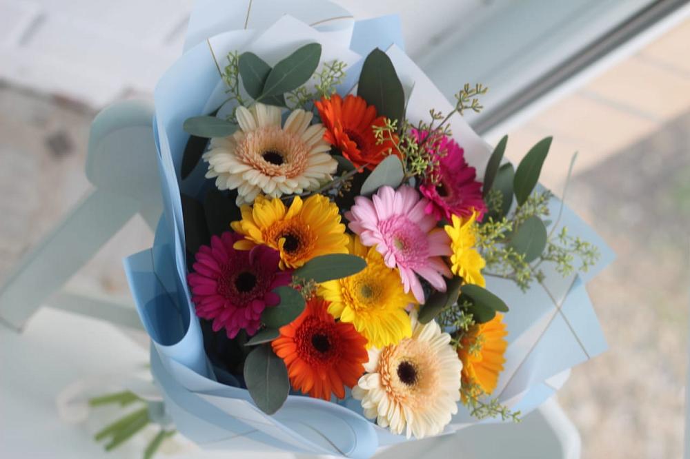 Букет цветов из: Герберы в Вад