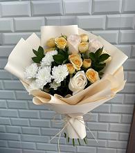 Букет цветов из:  Розы и Хризантемы в Вад