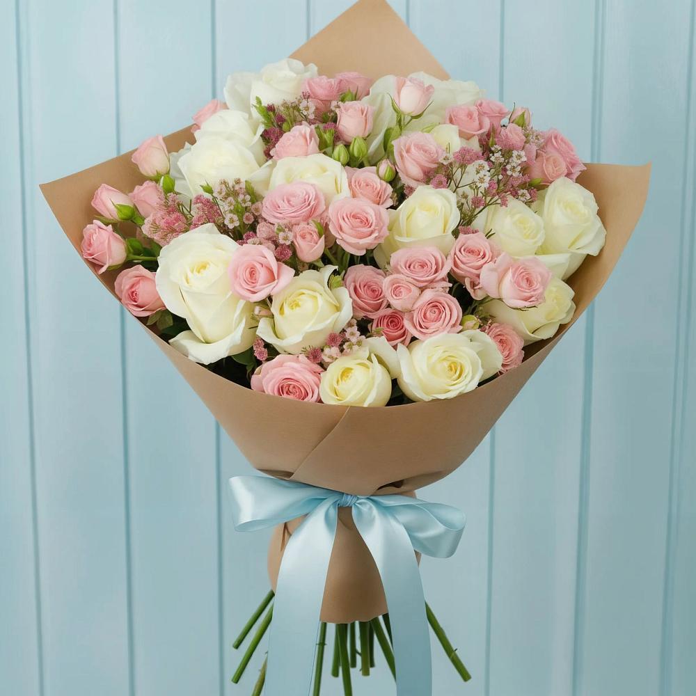 Букет цветов из: Розы в Вад