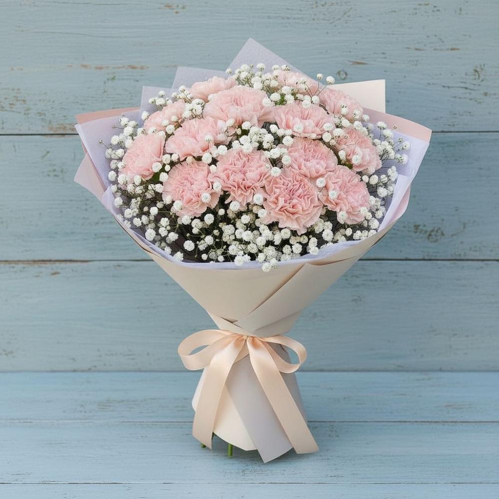 Букет цветов из: Гвоздики в Вад