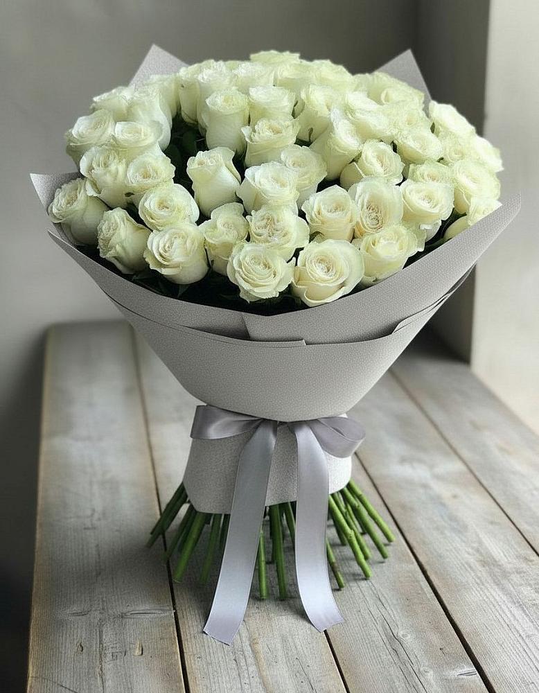 Букет 35 Белых роз в Вад