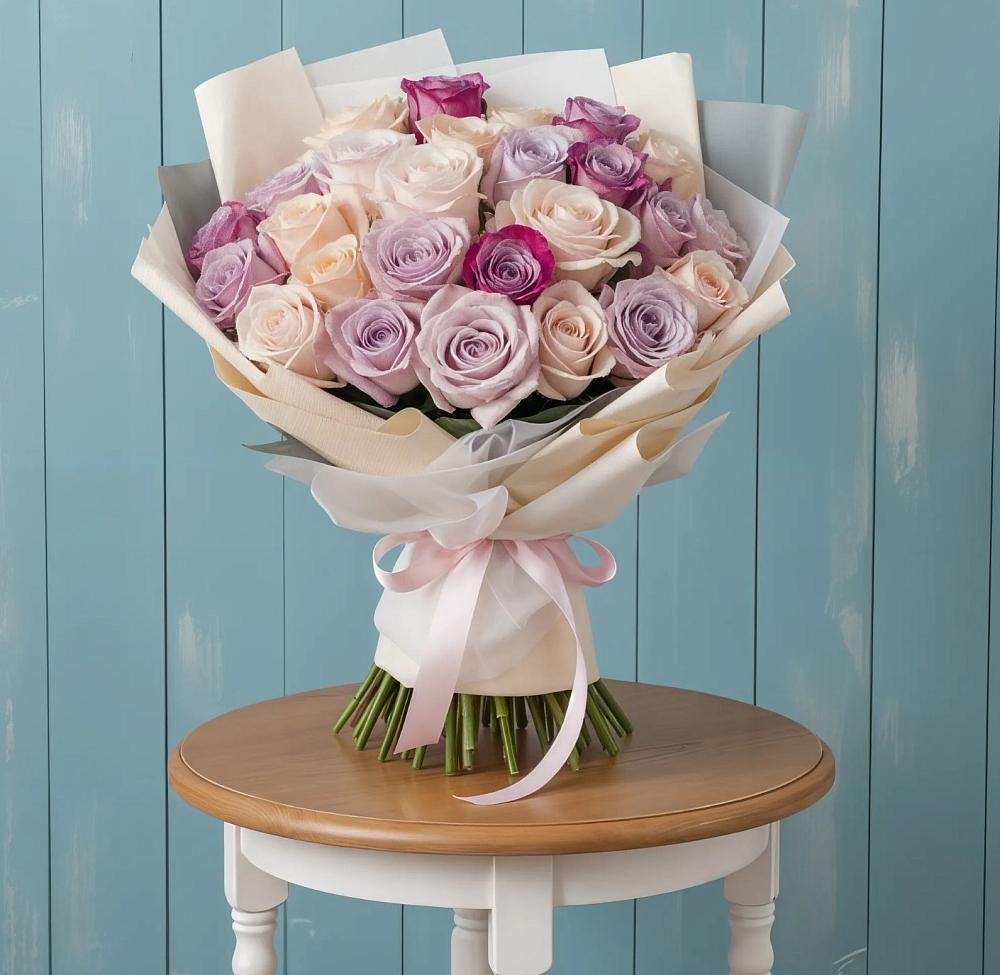 Букет цветов из: Розы в Вад