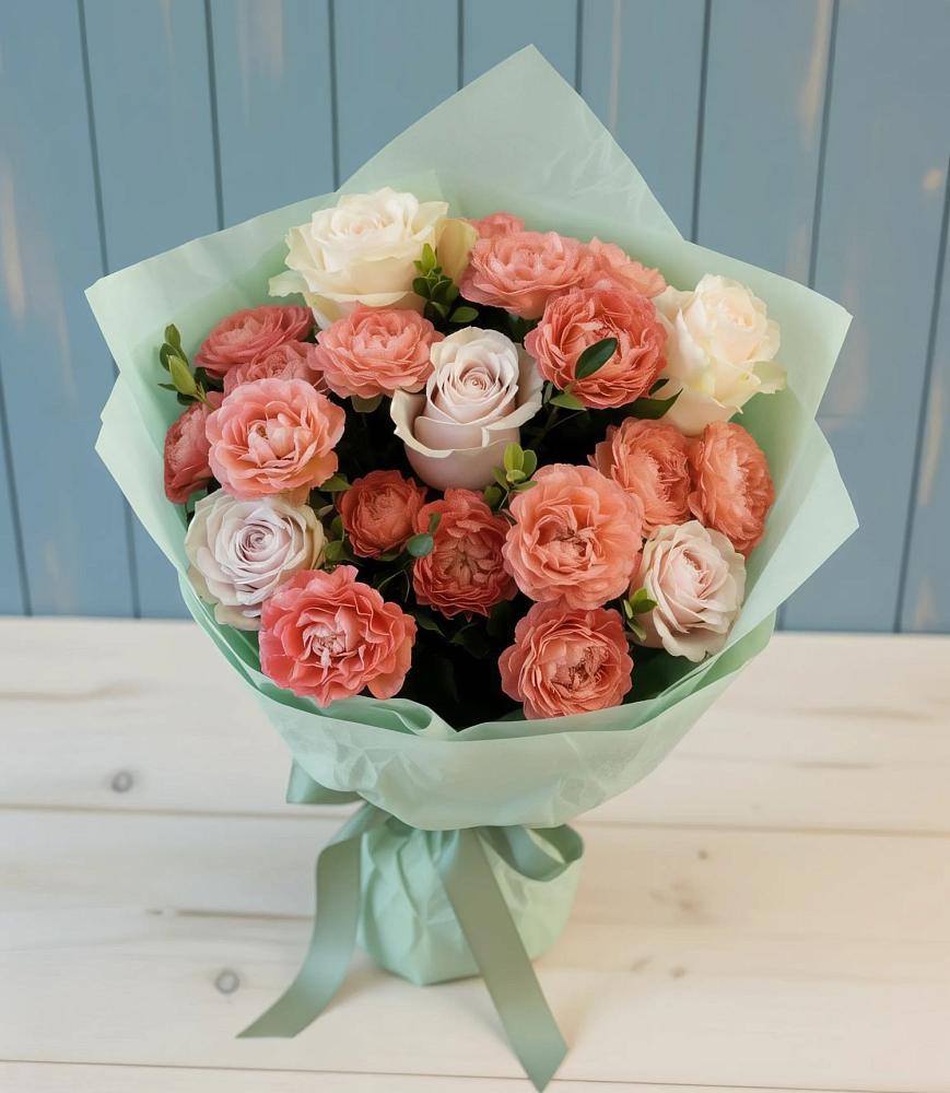 Букет цветов из: Розы в Вад