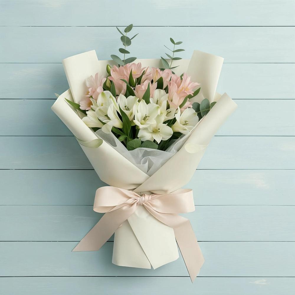 Букет цветов из: Альстромерии в Вад