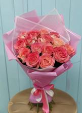 Букет 15 Розовых роз Равель в Вад
