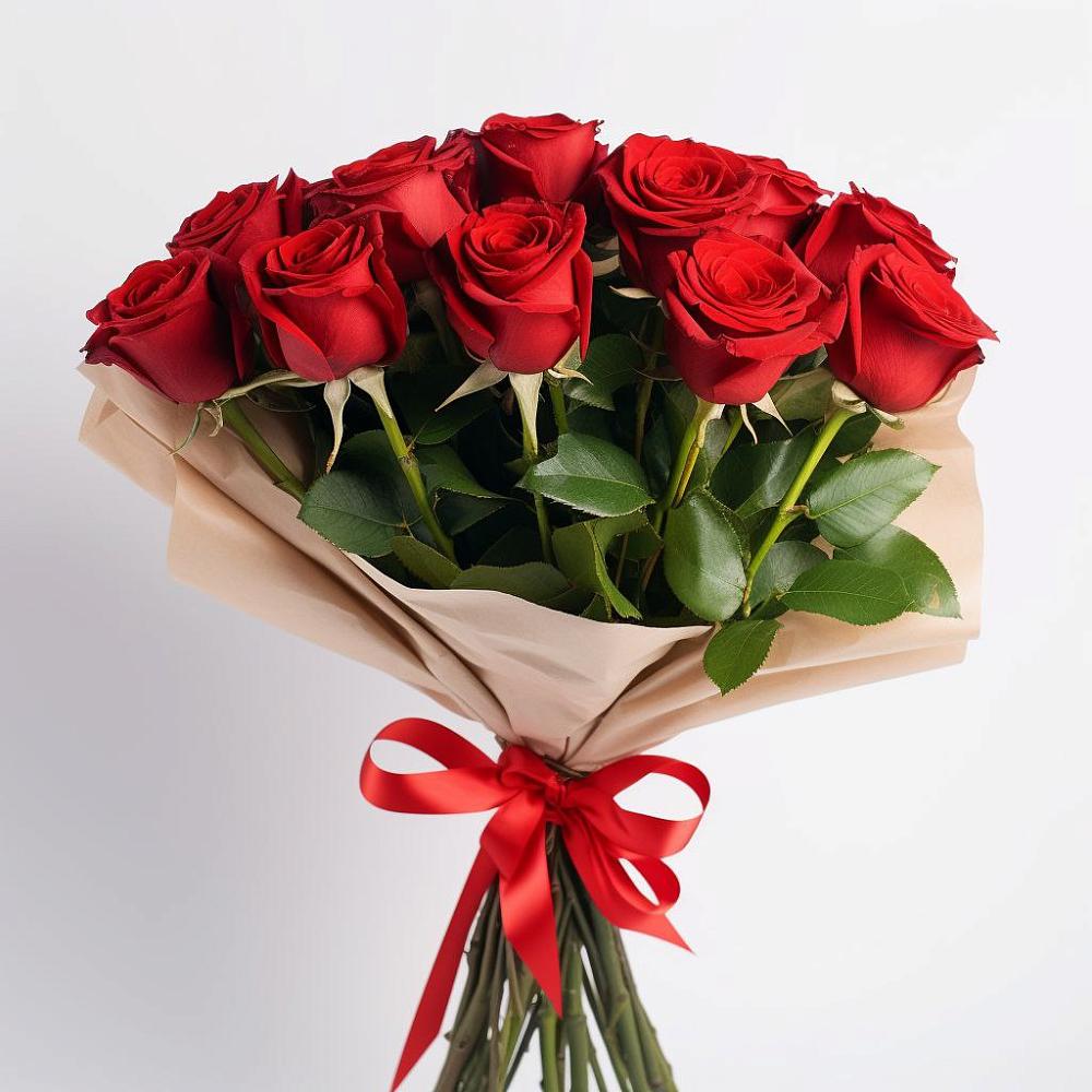 Букет 11 Красных роз Эдлесс Лав в Вад