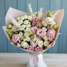 Букет цветов из:  Альстромерии и Розы в Вад