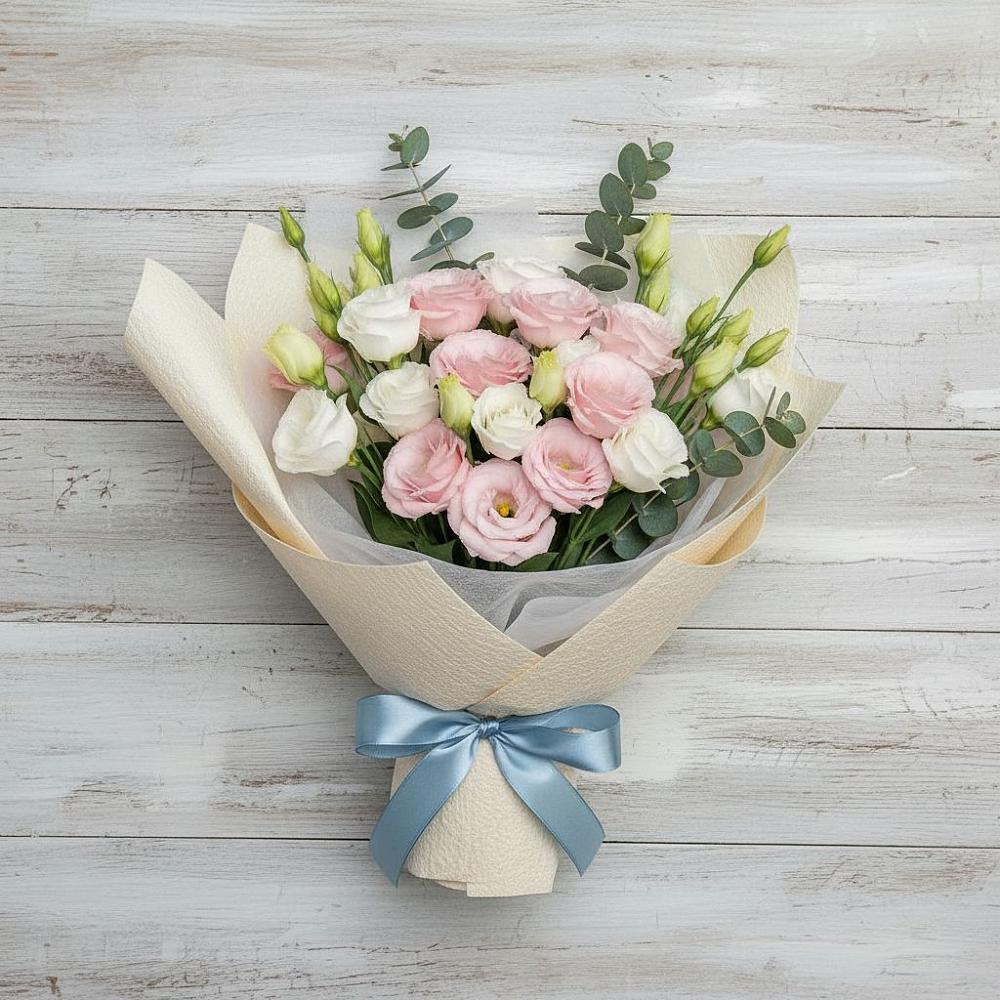 Букет цветов из: Лизиантусы в Вад